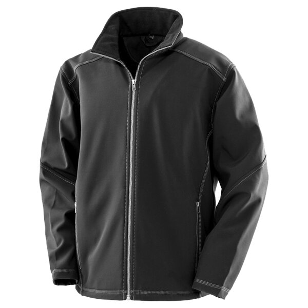 Result Work-Guard Treble Stitch Soft Shell Jacket Thumbnail
